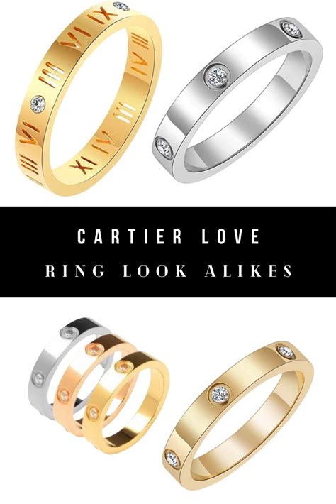 best cartier ring dupe on amazon|cartier look alike ring.